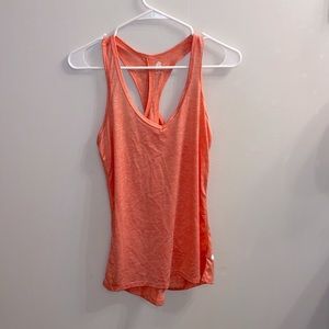 Orange/Peach Athletic tank top
